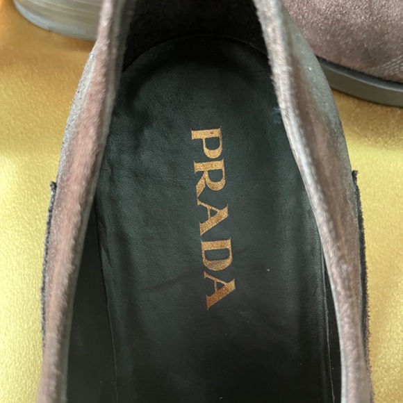 NWOT Prada Men’s Distressed Suede Slip on Loafers 11 main image 6